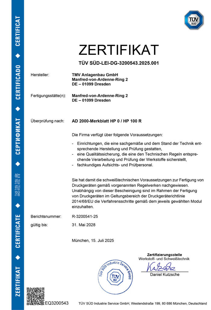 AD2000-Merkblatt HP 0 / HP 100R AD2000-Merkblatt HP 0 / HP 100R