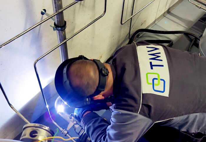 Installation Schweißen TMV Installation Schweißen TMV